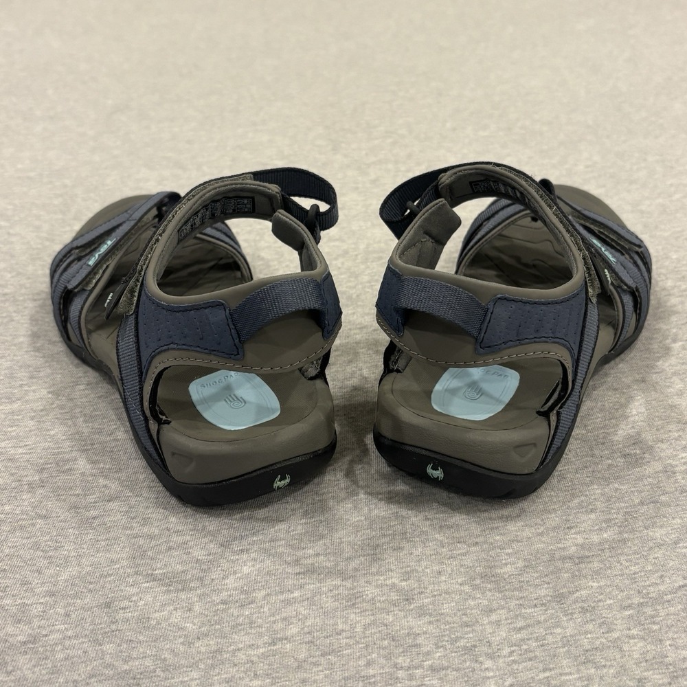Teva Tirra Sport Sandals Women's Size 9 Gray/Blue Casual Comfort Water F27118B - Picture 4 of 9